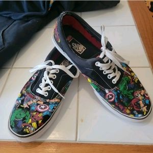 Vans Marvel Avengers/Black Unisex Size Mens 10.5 or Womens 12